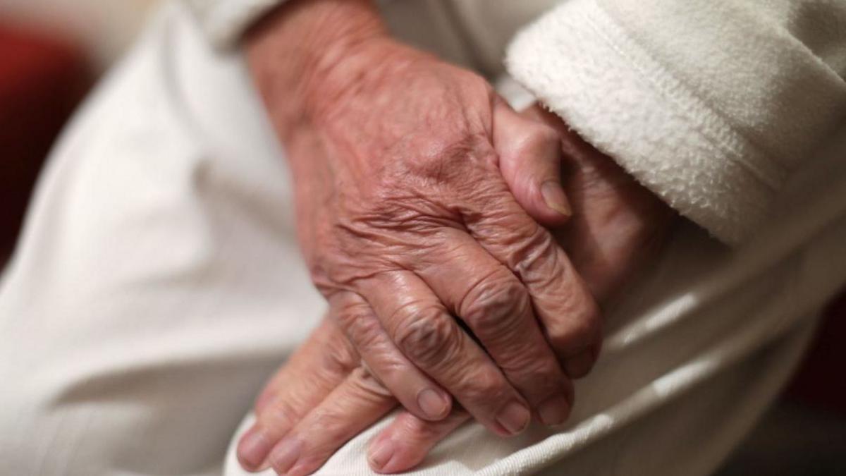 Photo of an elderly woman's hands