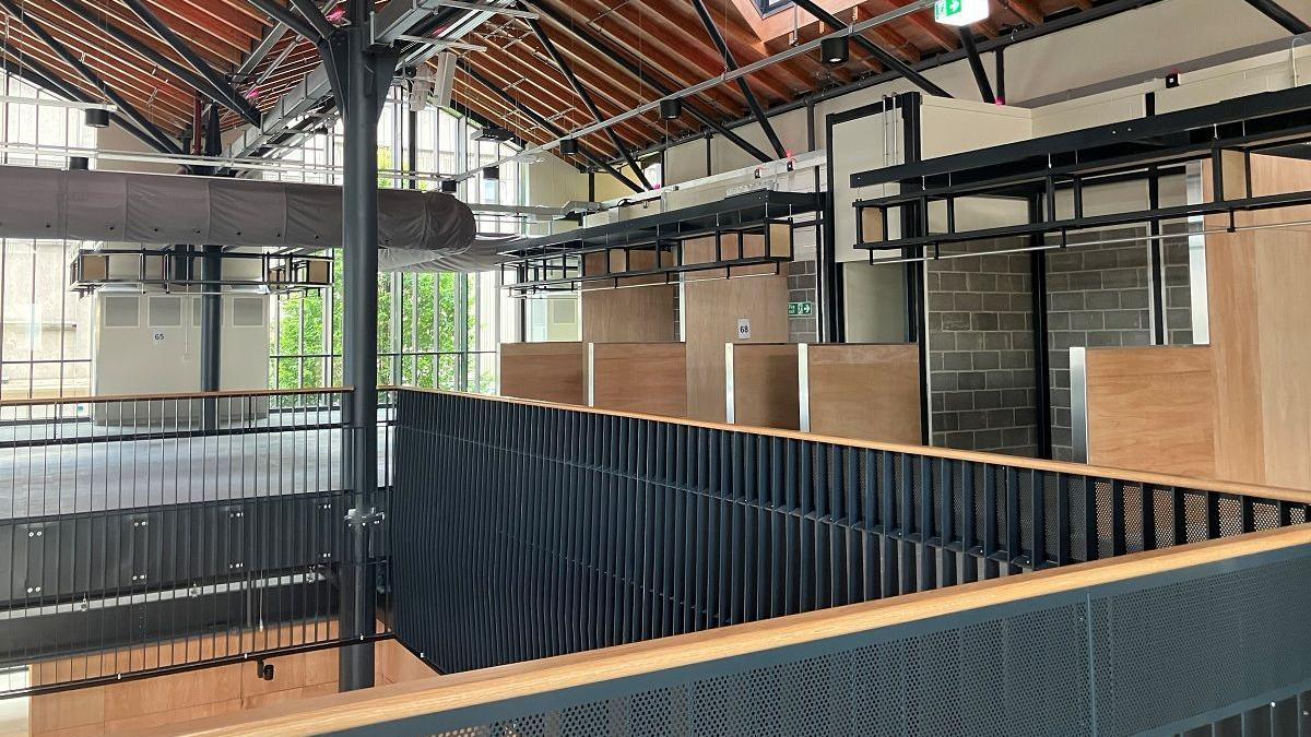 Interior of Darley Street Market in Bradford