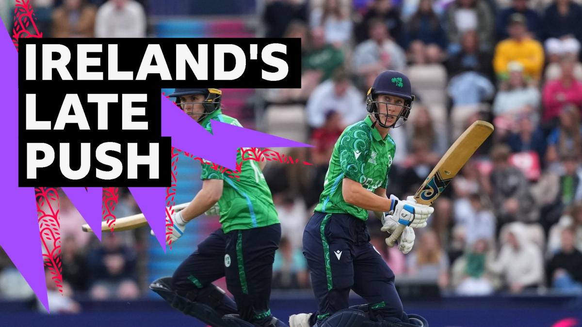 Ireland's Four‑Boundary Final Over Sets England 119