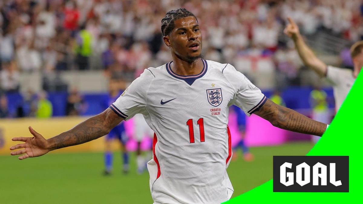 Substitute Rashford guides home England's fourth against Croatia