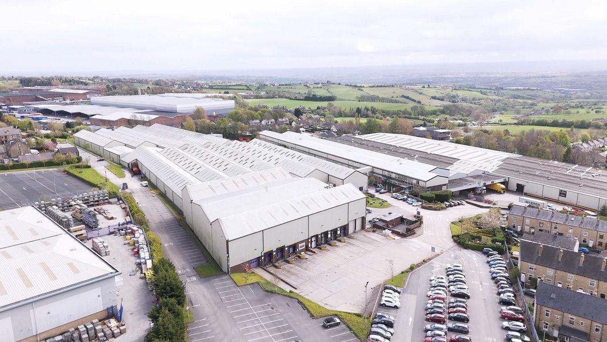 An industrial unit in Bradford where card company Hallmark is based