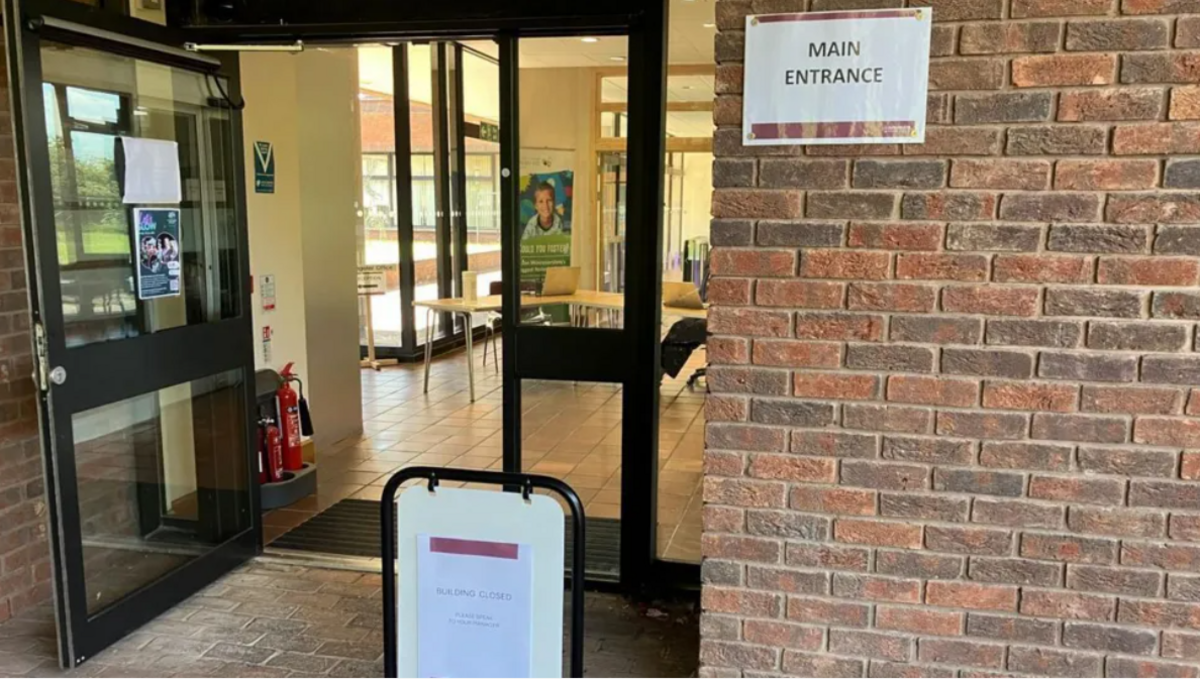 Entrance to County Hall, Worcester