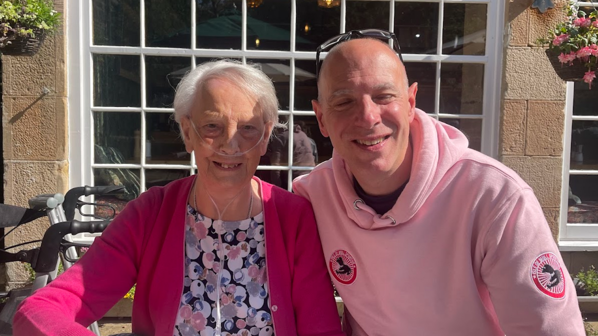 Margo Baxter agus a mac Eòghann