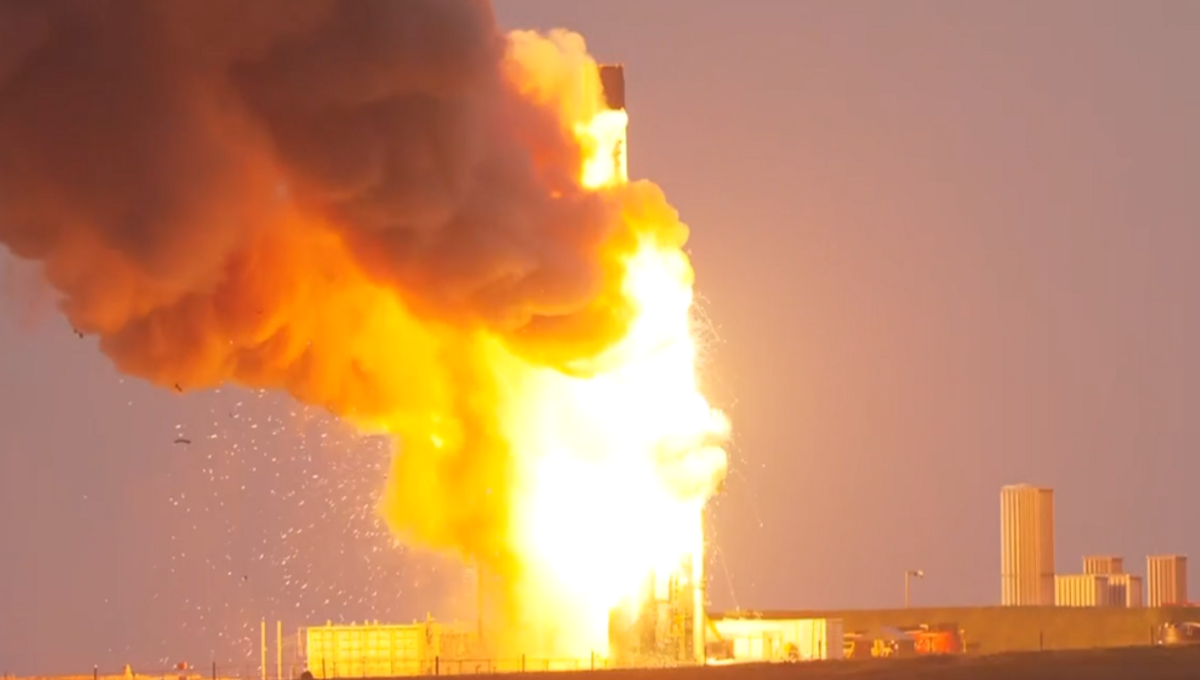 rocket explosion