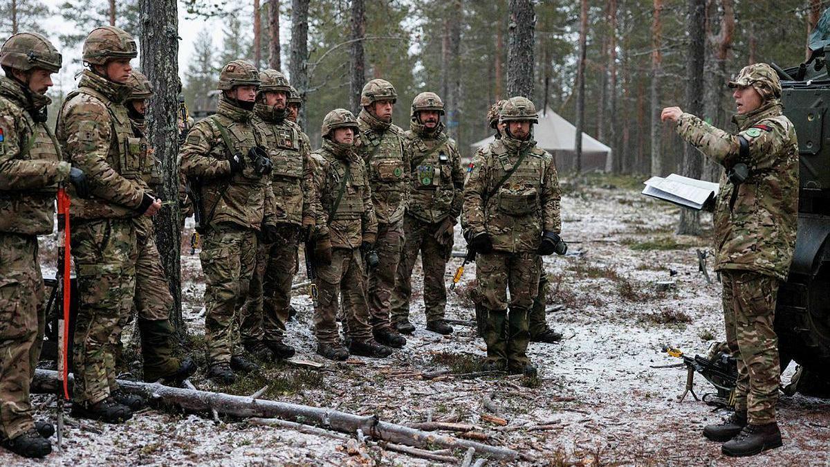 File photo of Royal Artillery soldiers on a Nato exercise in Finland