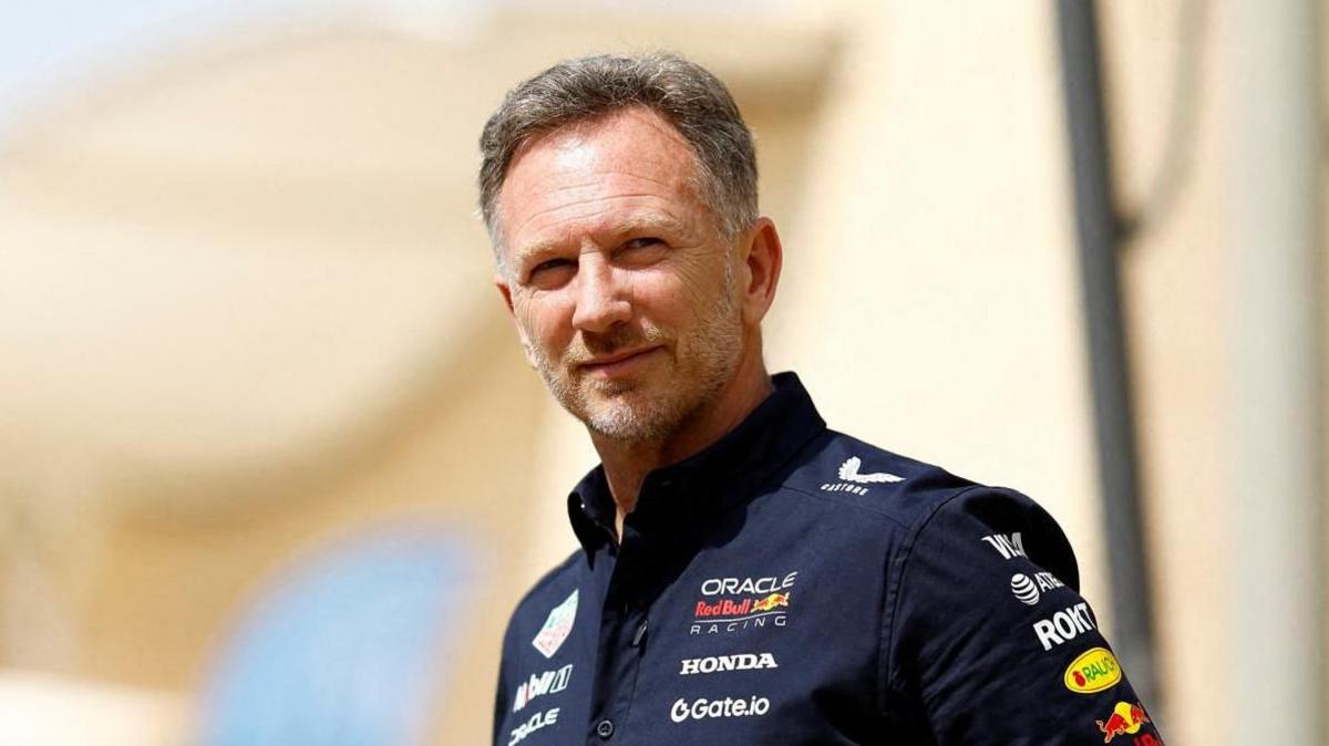 Red Bull Principal Christian Horner at a Formula One race.