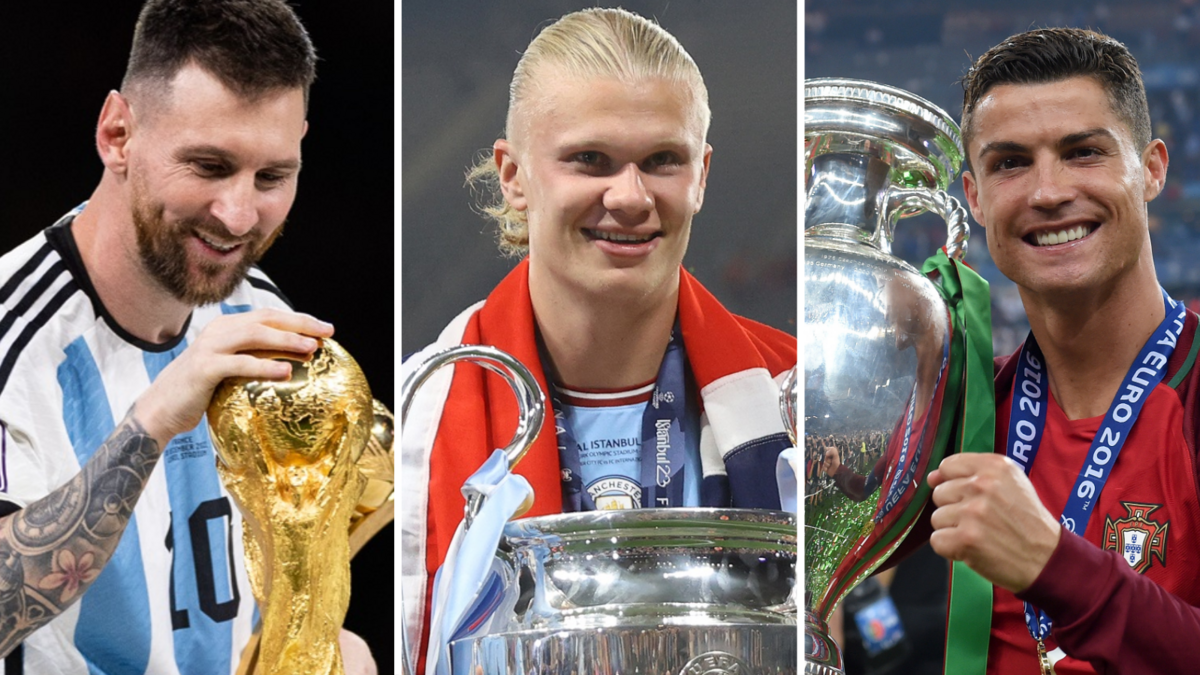 Haaland says he is 'far off' Messi and Ronaldo