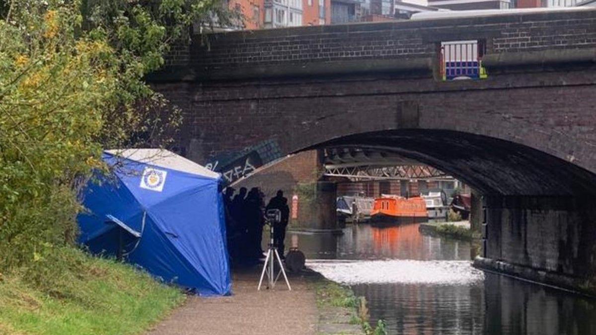 Police tent