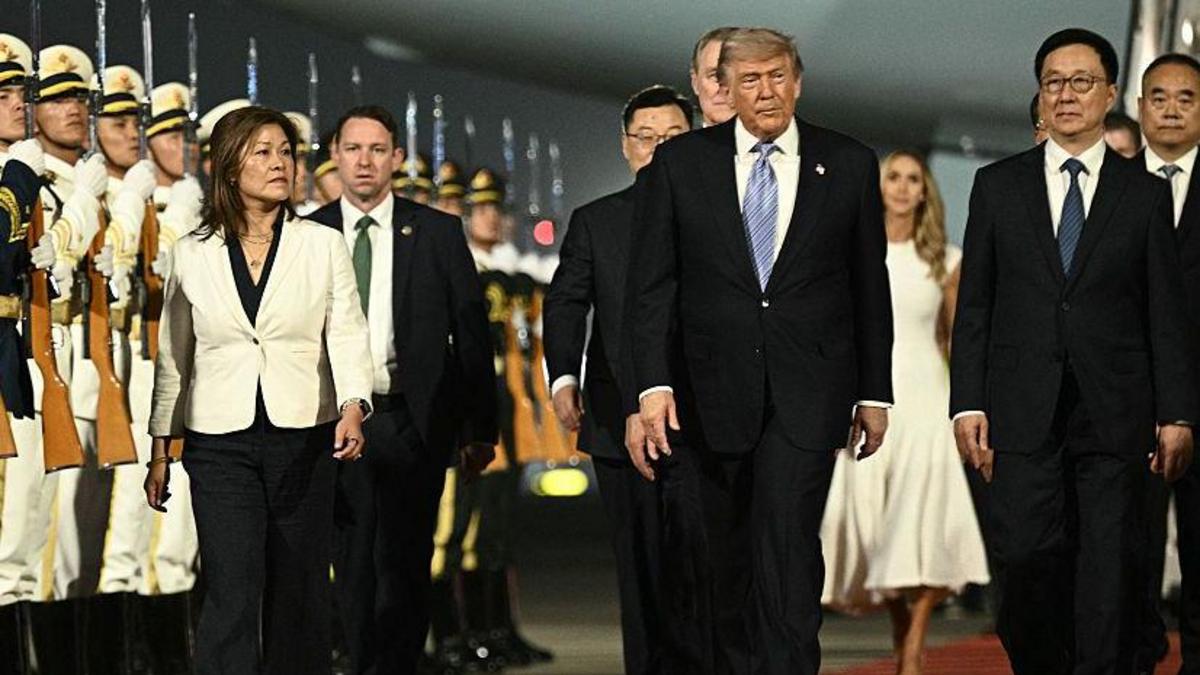 Trump Arrives in Beijing for Xi Trade Summit