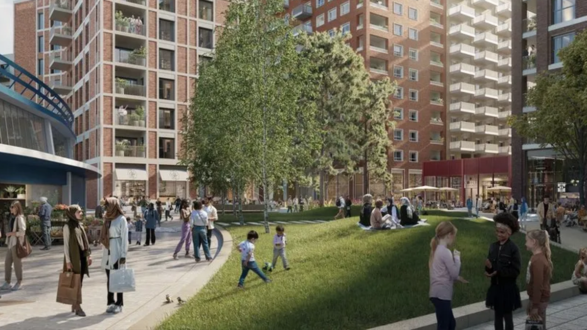 Artist's impression of City Centre South development