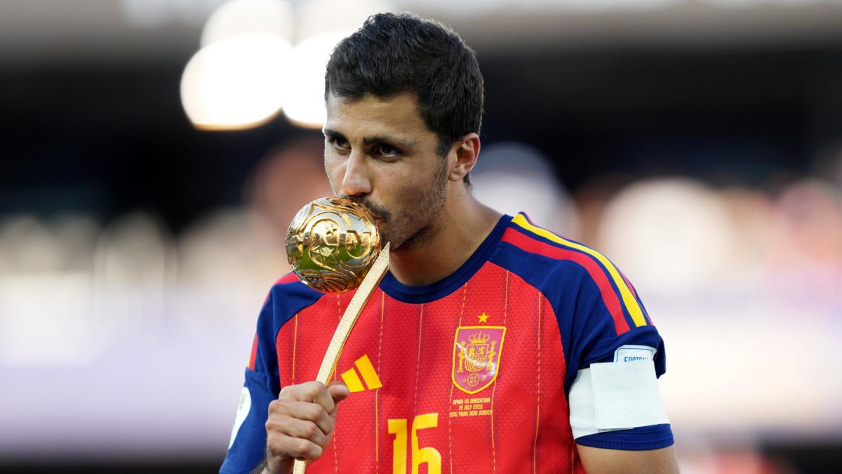 Rodri completes historic quadruple as Spain win World Cup