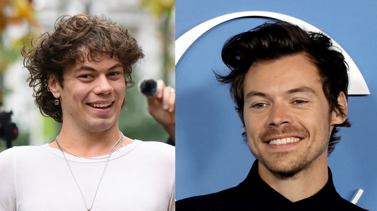 Oscar Journeaux and Harry Styles 