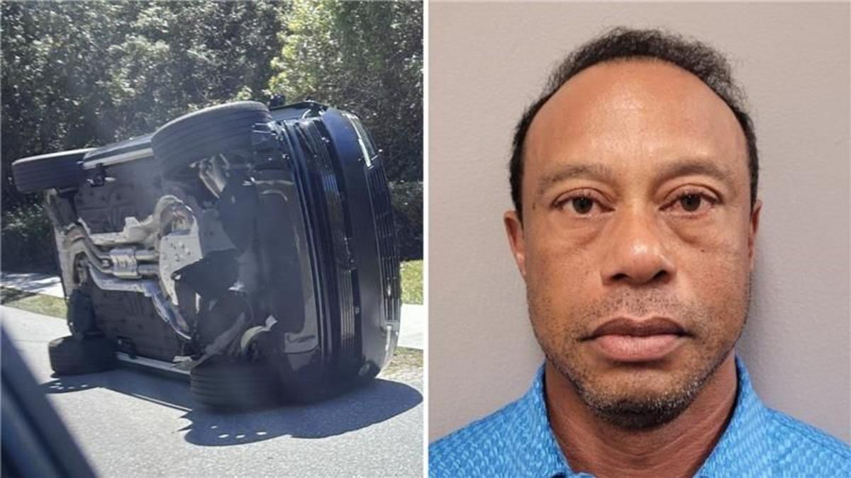 Woods mugshot released after driving under influence charges laid