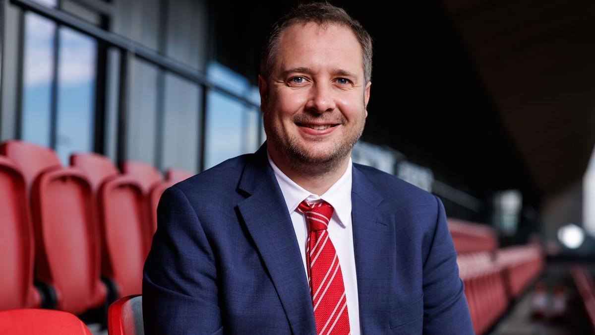 Bristol City CEO Tom Rawcliffe, pictured at the Robins High Performance Centre training ground