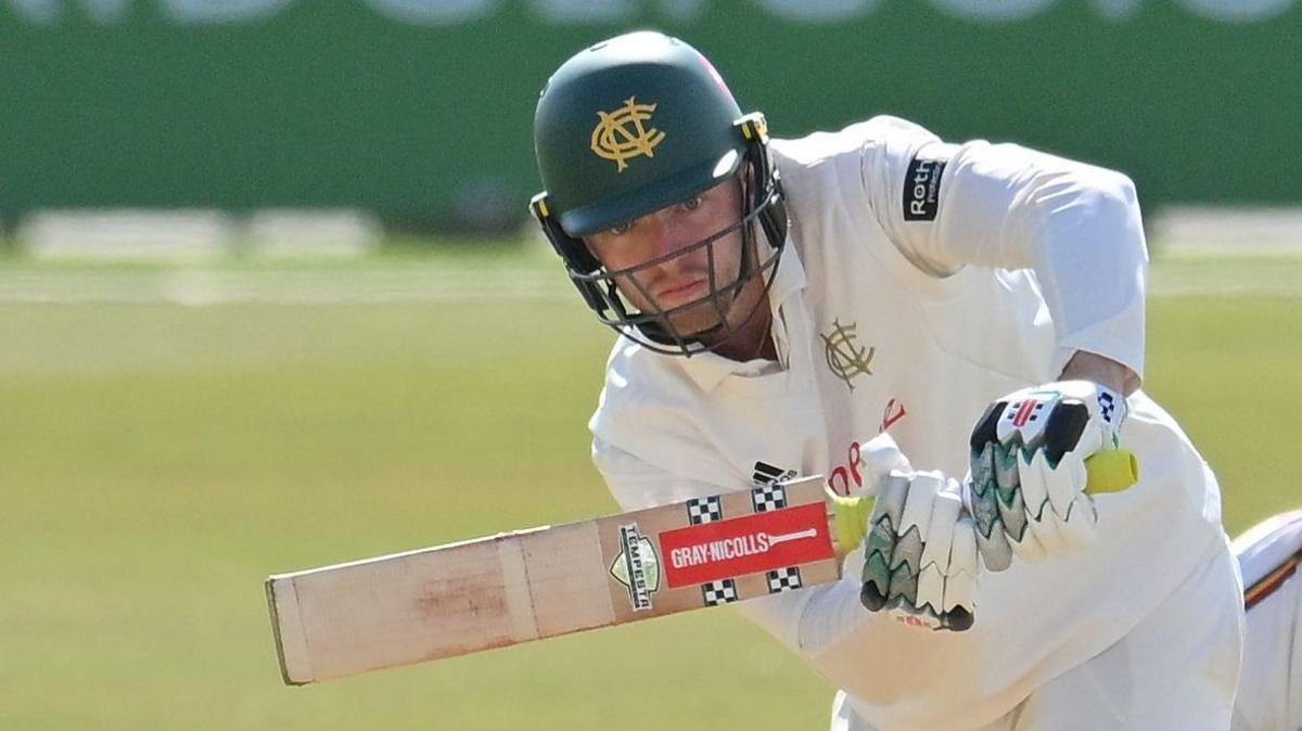 Nottinghamshire's Lyndon James