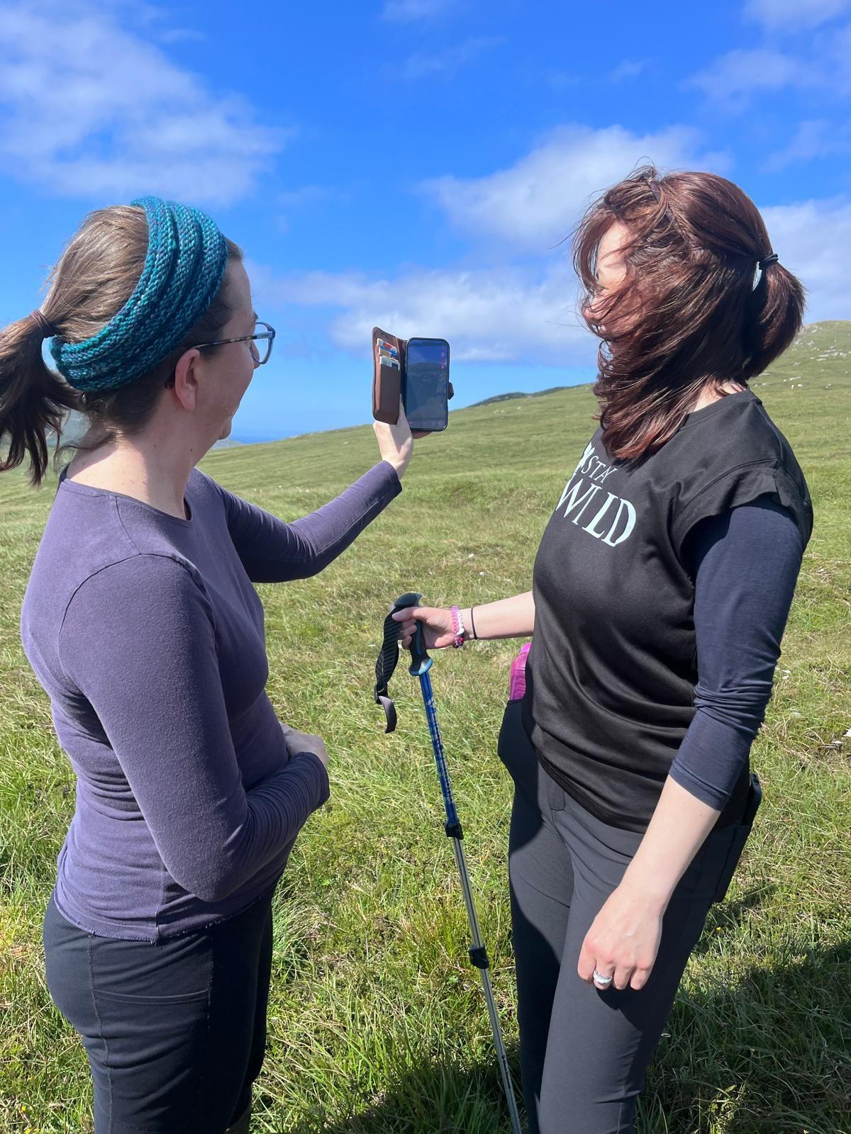 Dithis a' feuchainn an app ùr ann am Barraigh