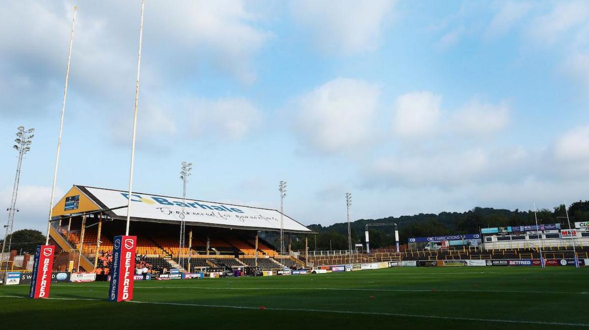 A general view ahead of the Mend A Hose Jungle, Castleford.