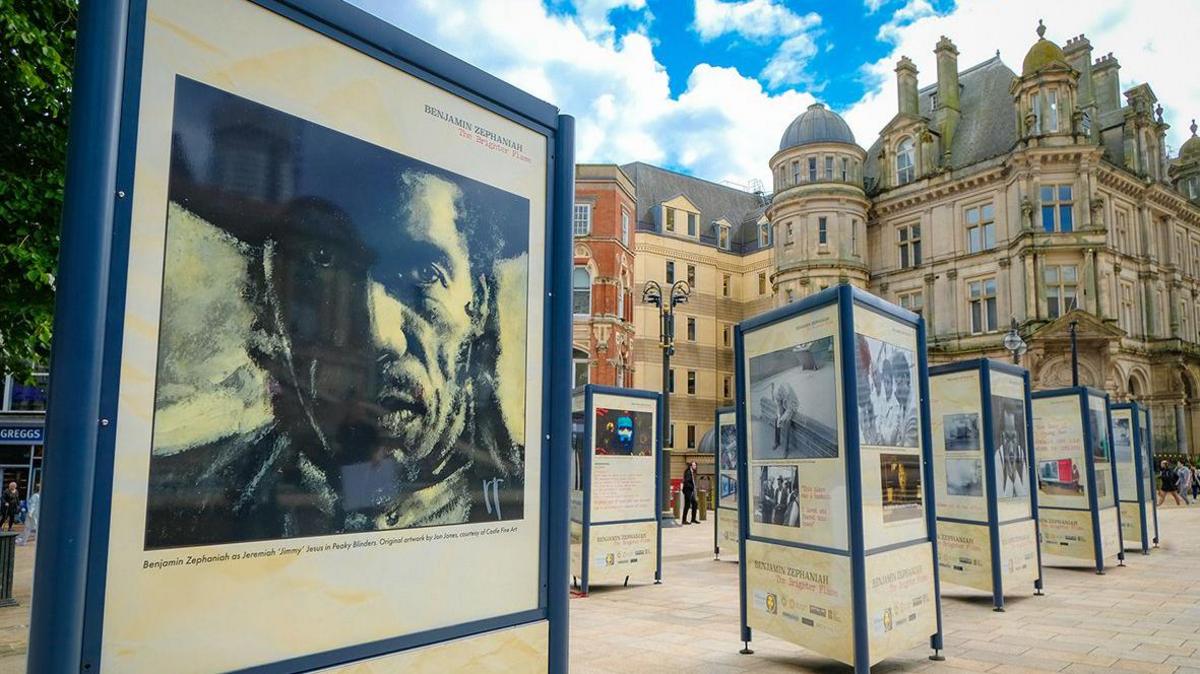 The exhibition in Birmingham