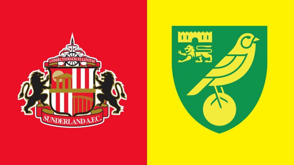 Sunderland v Norwich badges