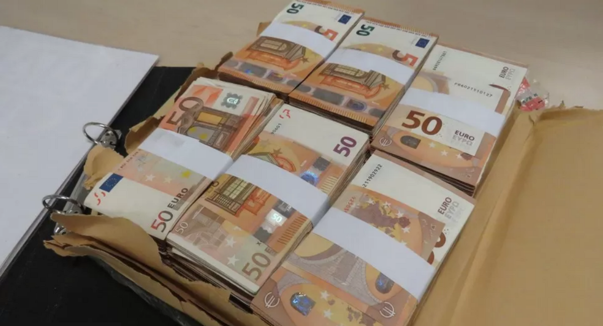 Money seized at airport