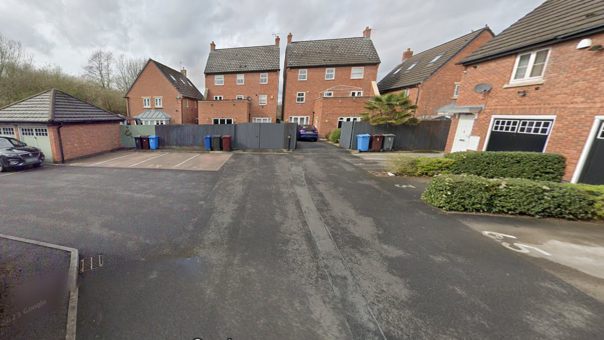 On Land Registry documents the car park is listed as leasehold, while the surrounding houses are all freehold 