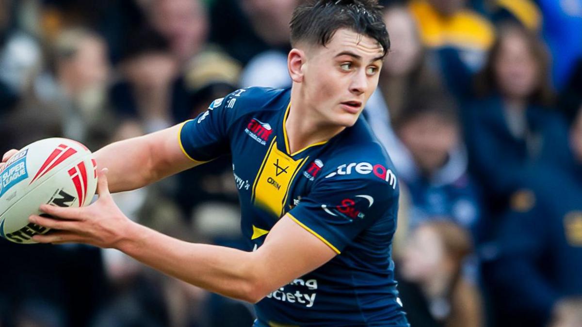 George Brown in action for Leeds Rhinos