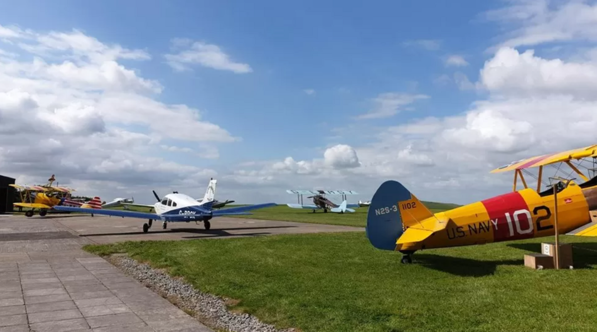 Aircraft at Compton Abbas Airfield