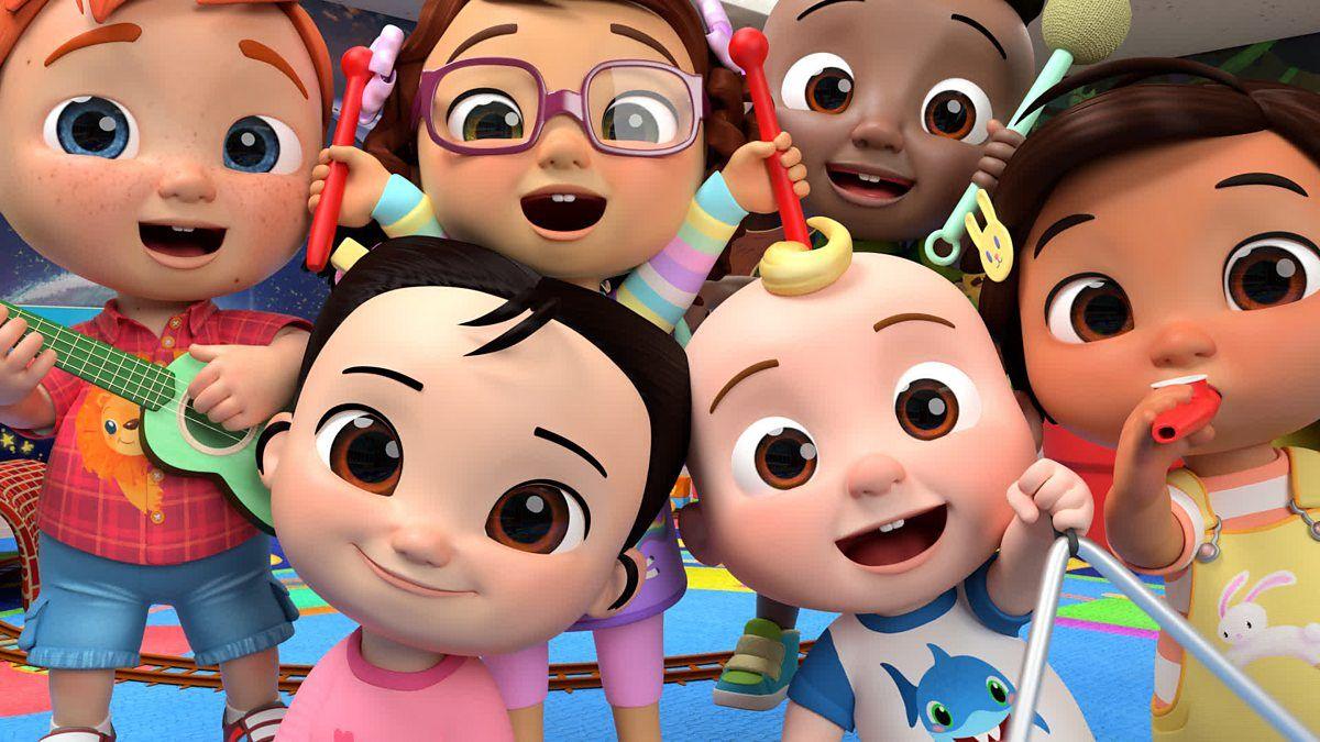 babies from cocomelon brushing their teeth