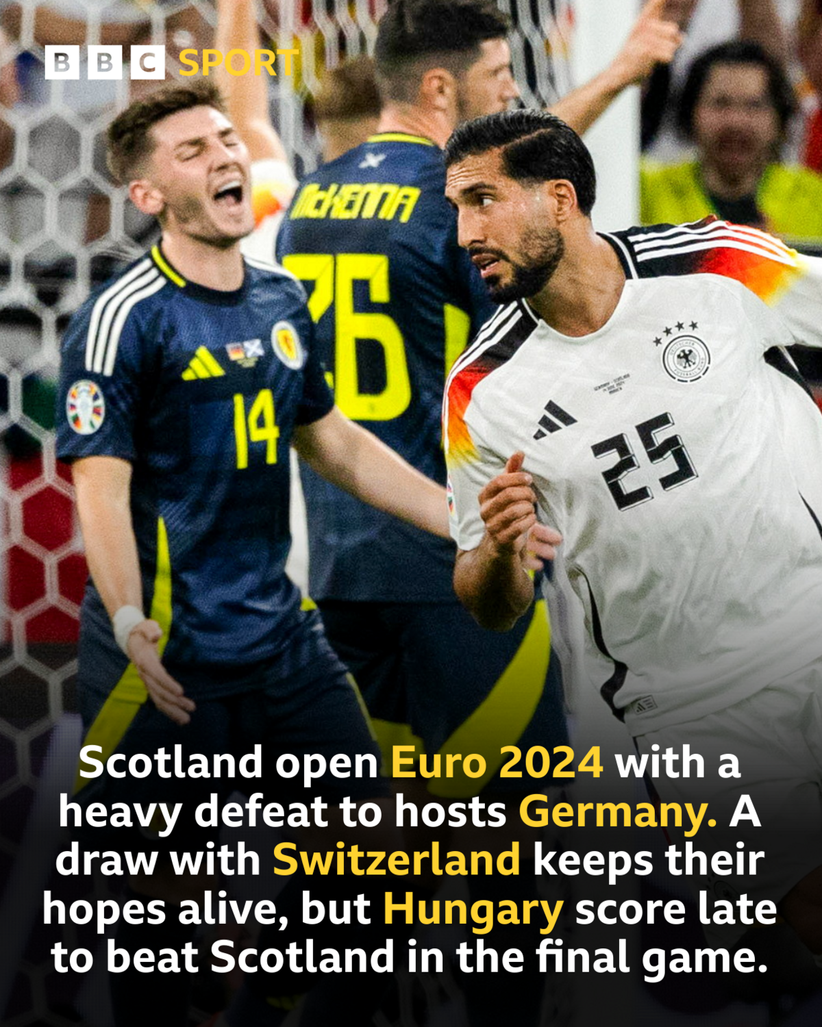 Germany v Scotland at Euro 2024