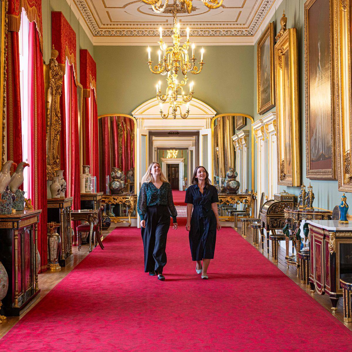 The principle corridor of the East Wing