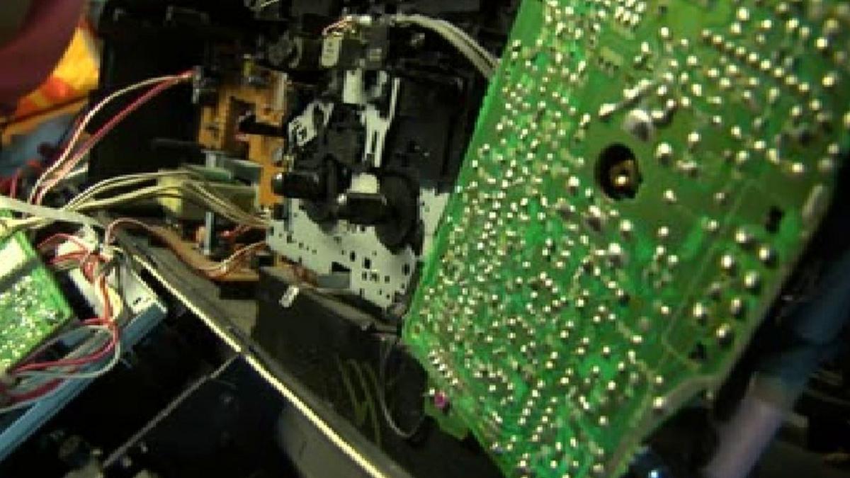 Exposed circuit board