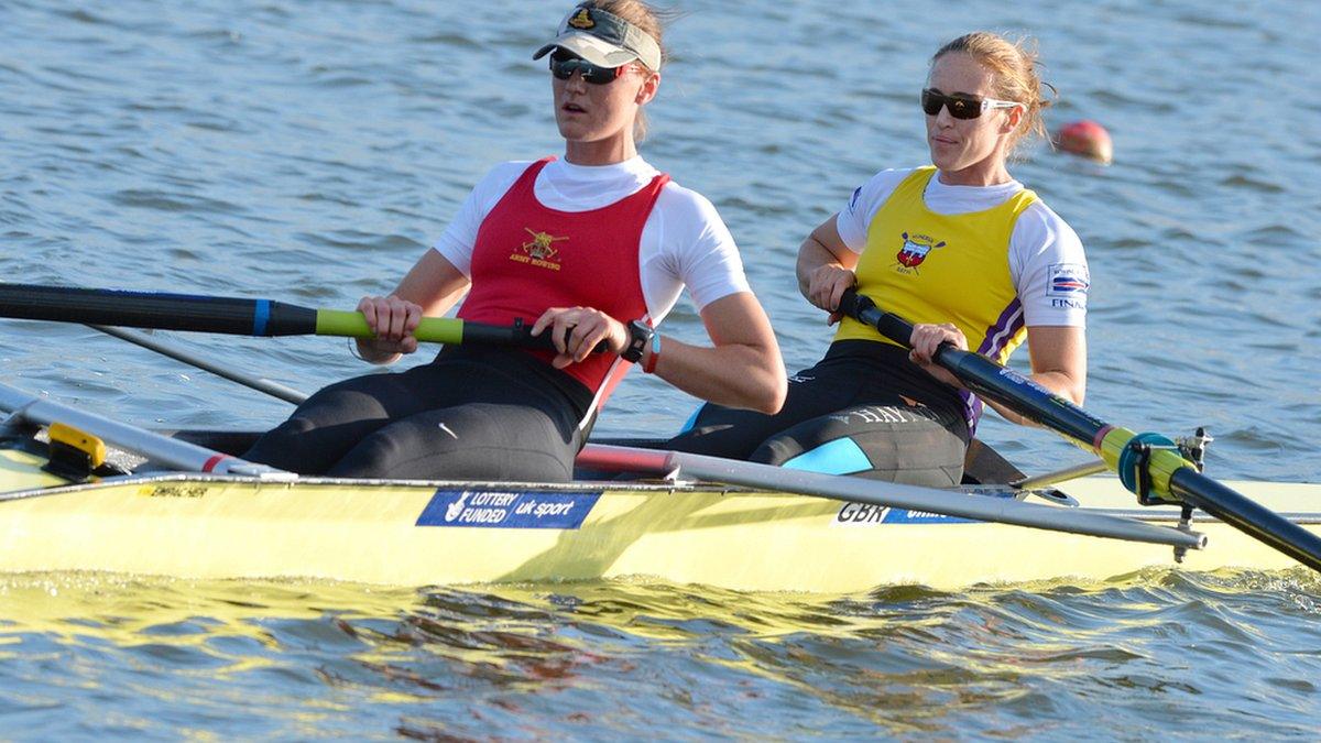 Heather Stanning and Helen Glover