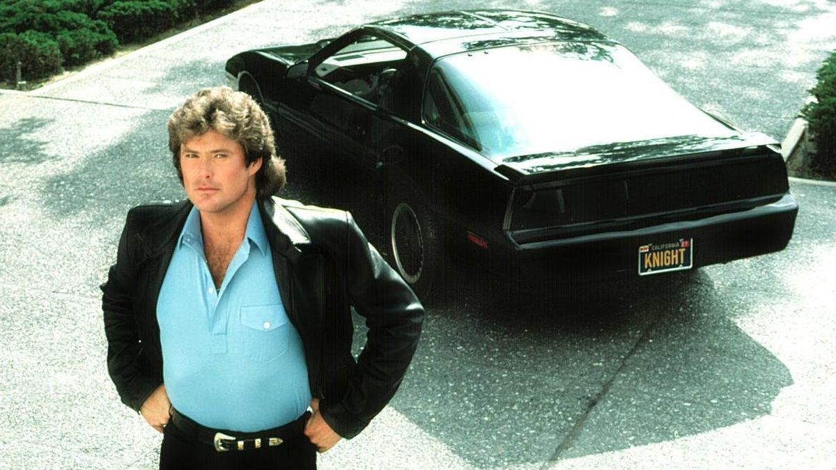 David Hasselhoff with KITT