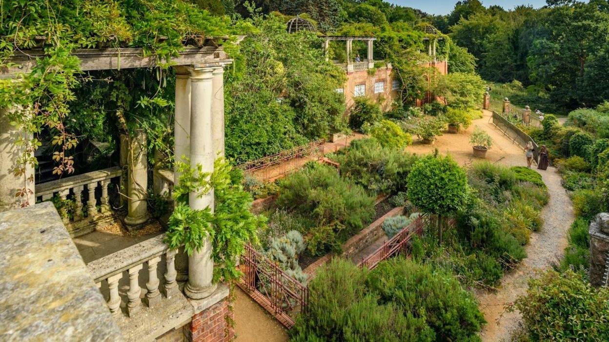 The Hill Garden Pergola on Hampstead Heath