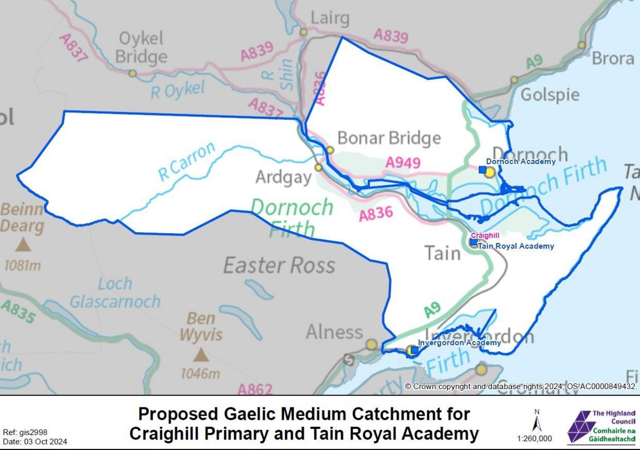 Mapa (le Comhairle na Gàidhealtachd)