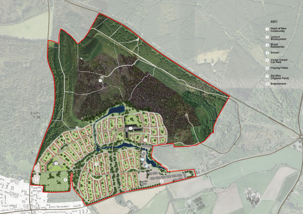 Plans for the site of Thoresby Colliery