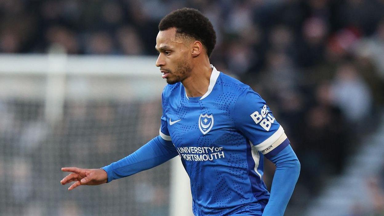 Josh Murphy on his last appearance for Portsmouth in December
