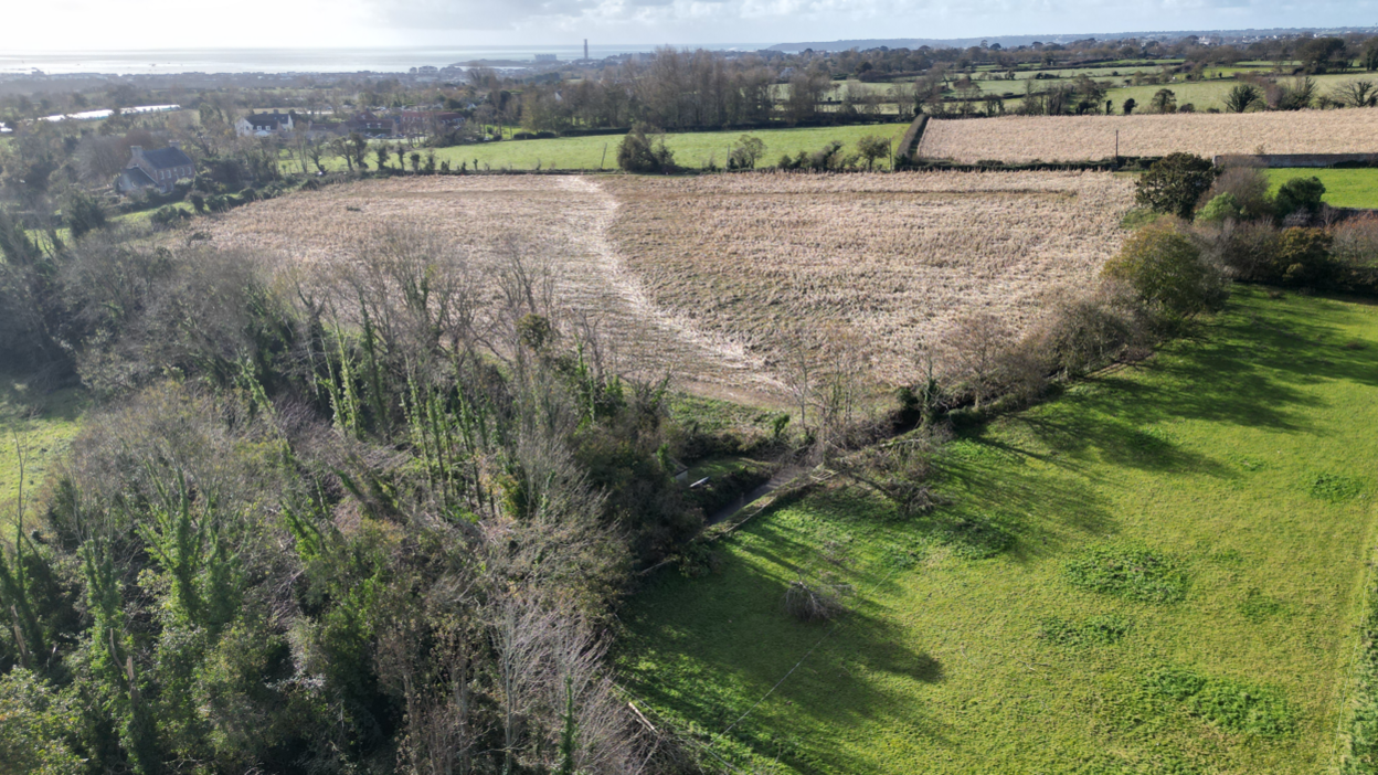 Tornado tracks Grouville