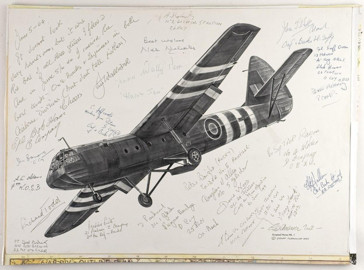 Drawing of Horsa Glider