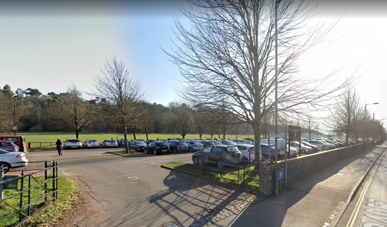 Car park at Blaise Castle