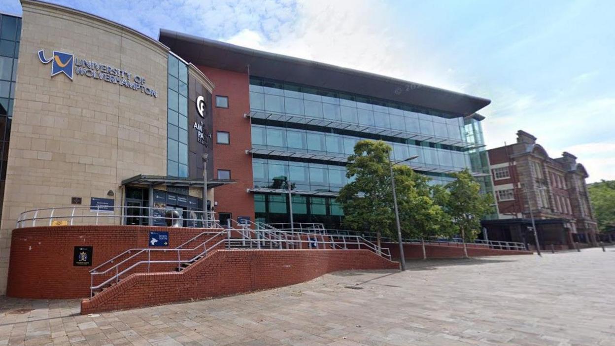 A building at the University of Wolverhampton