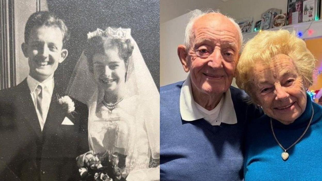 Mae Alan a Mair Hicks o Abertawe wedi bod yn briod ers 1951