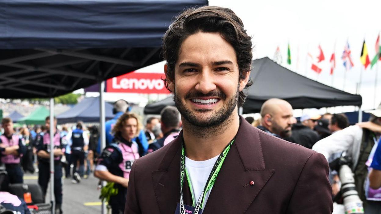Alexandre Pato in the pit lane at the 2025 Brazil Grand Prix