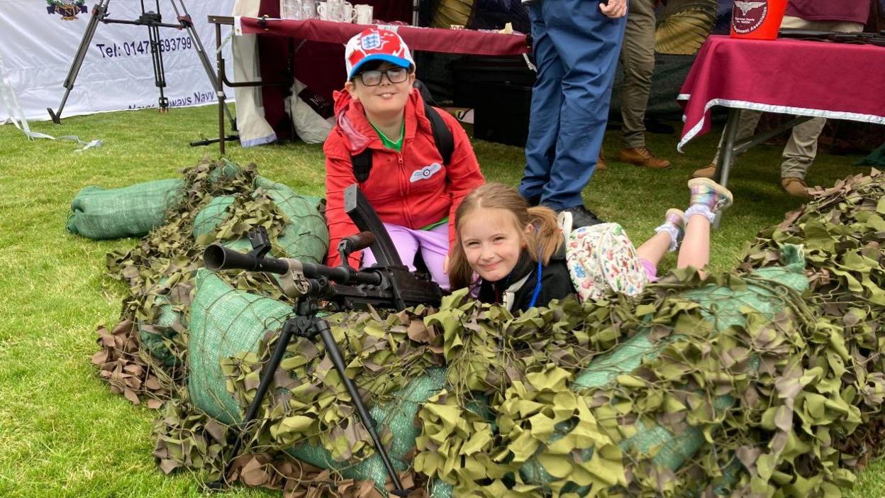 Oliver, 10, and Charlotte, seven, from Scunthorpe