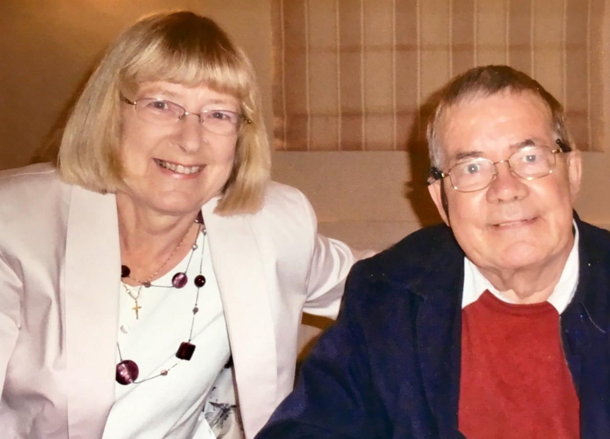 Sue Ellis and her husband Bob.