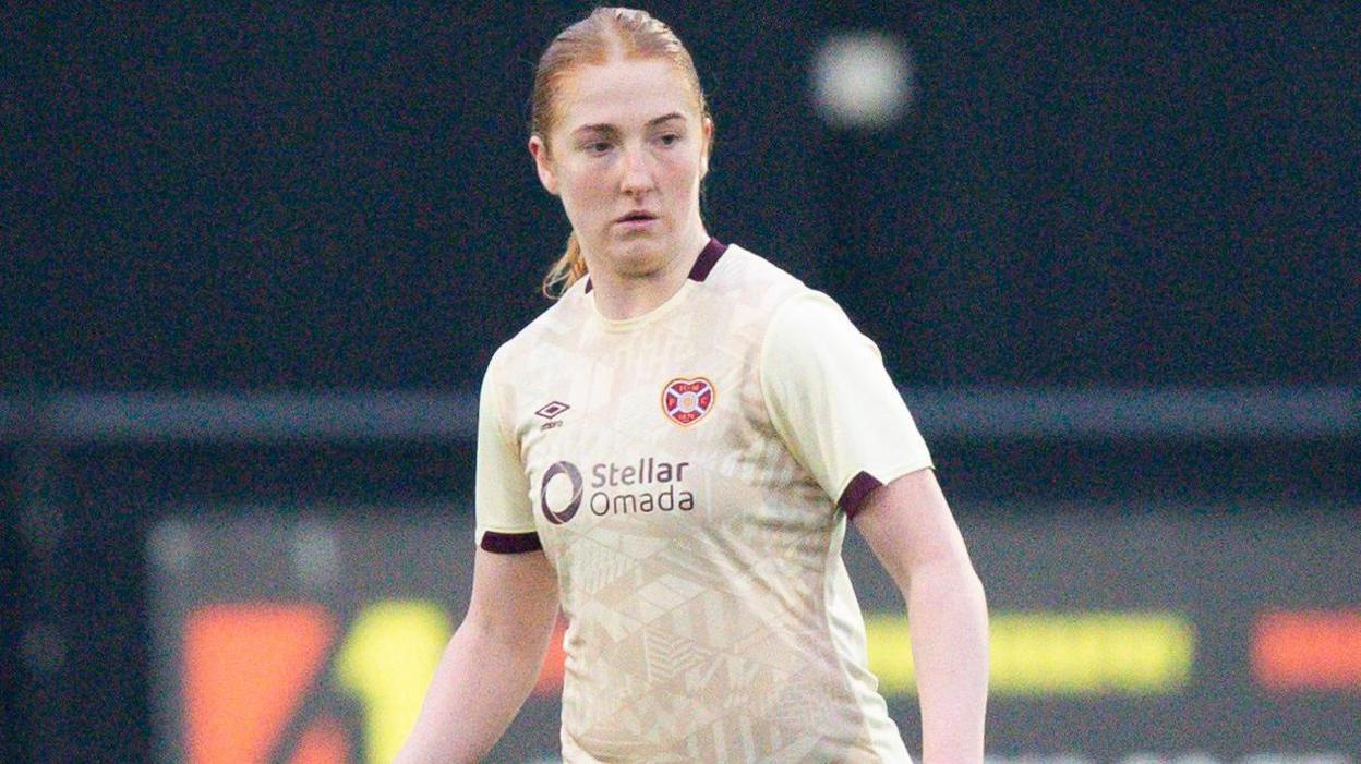 Eilidh Shore sent her shot over the crossbar as Hearts looked to break the deadlock at Motherwell. 