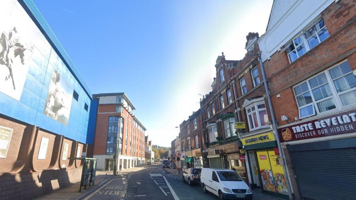 Chatham High Street at junction with Upbury Way