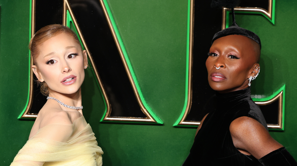 Ariana Grande and Cynthia Erivo at Wicked premiere 