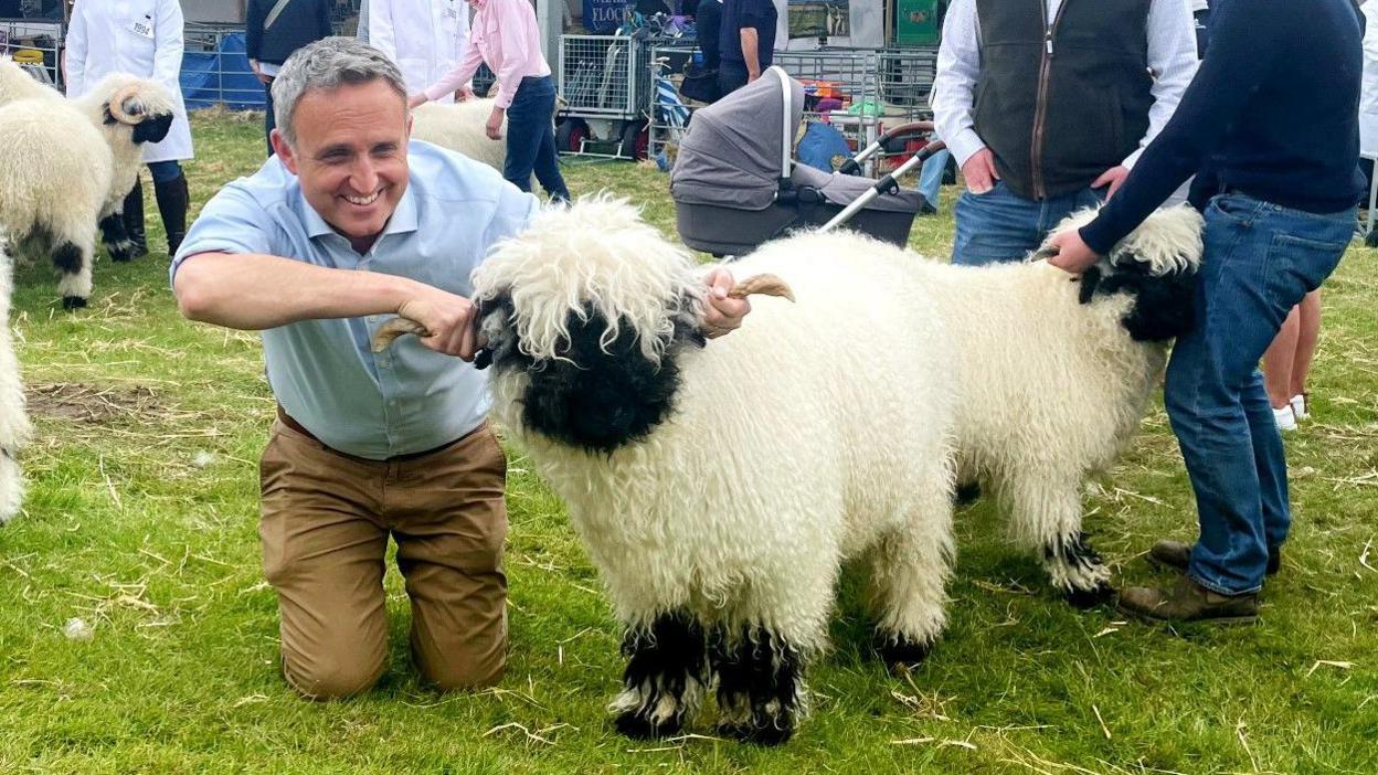 Scottish Lib Dem leader Alex Cole-Hamilton visited the Royal Highland Show in Edinburgh