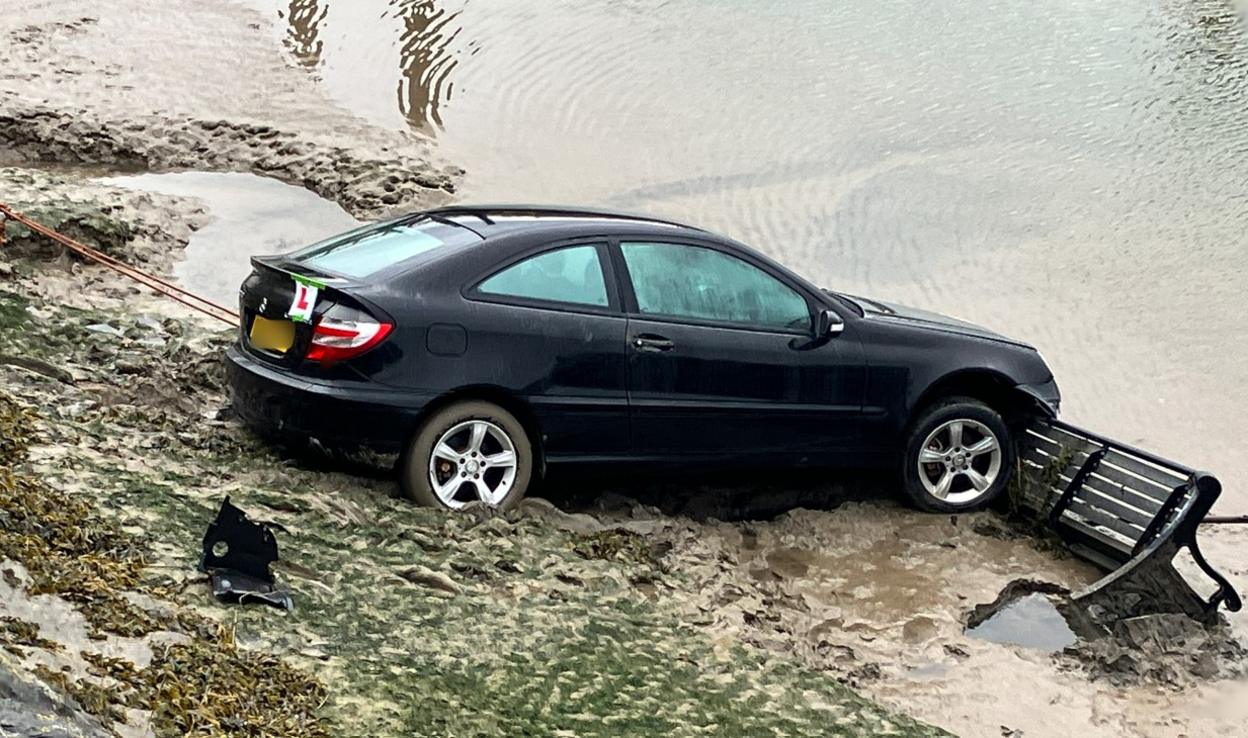 car in harbour